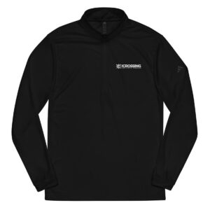 Quarter zip pullover - White Logo