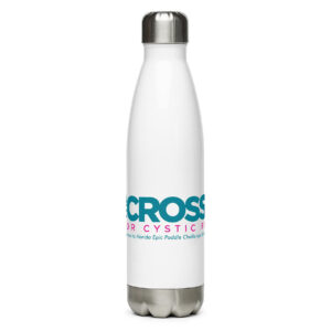 Stainless steel water bottle - white