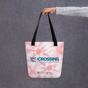 Tote bag - pink tie dye