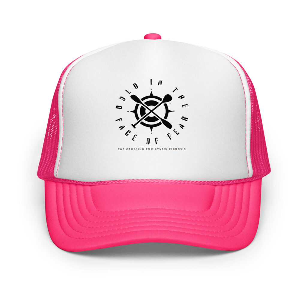 Bold in the Face of Fear Trucker Hat (Black Logo)